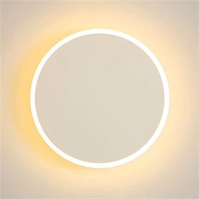 현대 철 벽 조명 라운드 LED